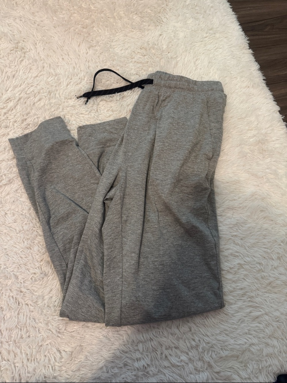 Gray Drawstring Sweatpants